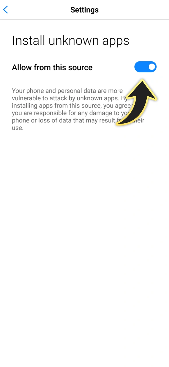 Click this button to be able to install TekkaBuzz app.
