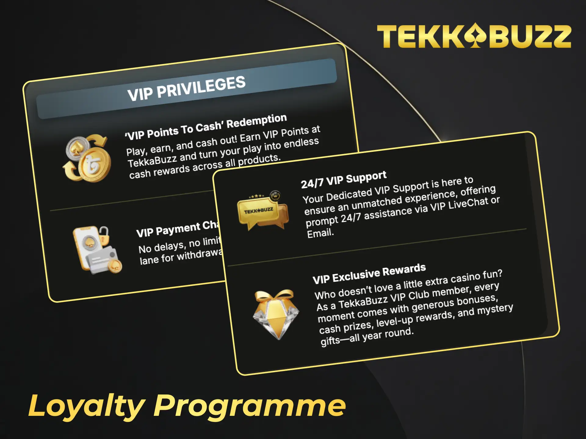 Explore the lucrative TekkaBuzz loyalty programme designed for dedicated players.