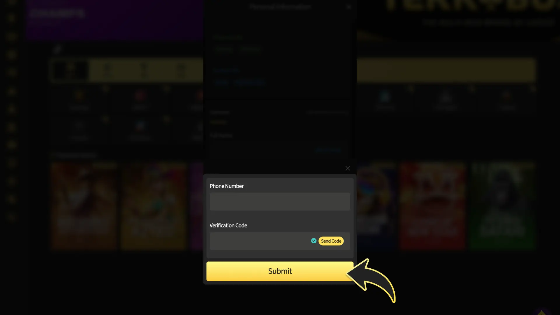 Check for a confirmation message to verify your TekkaBuzz registration status.