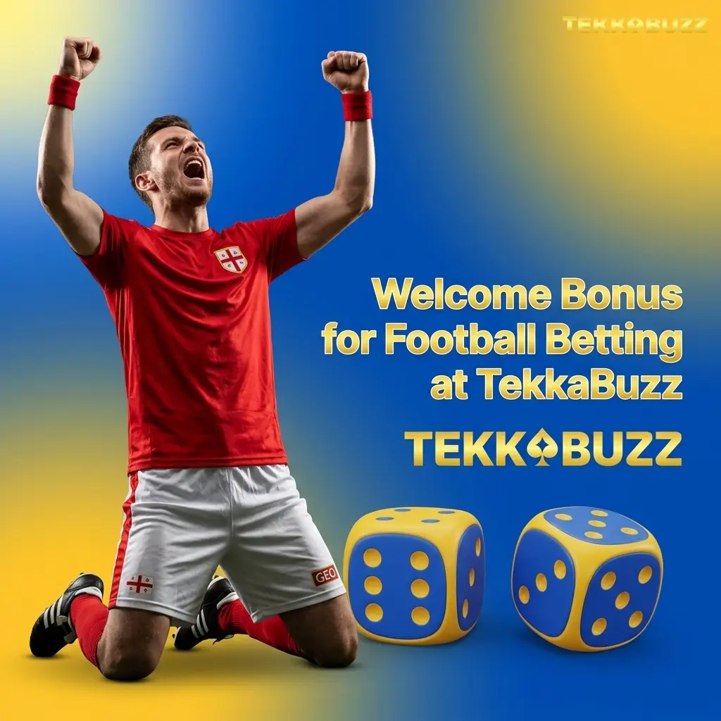 TekkaBuzz 100% welcome bonus up to 10,000 BDT with 100 Free Spins for football betting in Bangladesh
